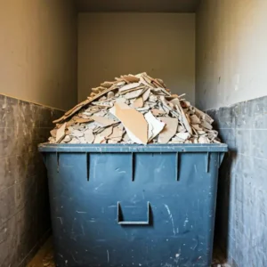 Decluttering after a major remodel with handyman cleanout help